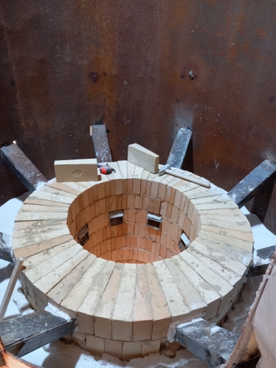 Футеровка печи по вспучиванию перлита для ТОО «Юнион Перлит» Фото 06
