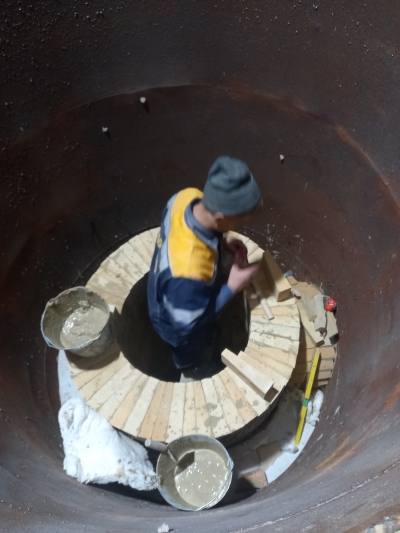 Футеровка печи по вспучиванию перлита для ТОО «Юнион Перлит» Фото 11