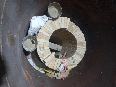 Футеровка печи по вспучиванию перлита для ТОО «Юнион Перлит» Фото 13