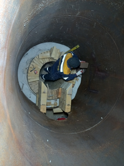 Футеровка печи по вспучиванию перлита для ТОО «Юнион Перлит» Фото 14