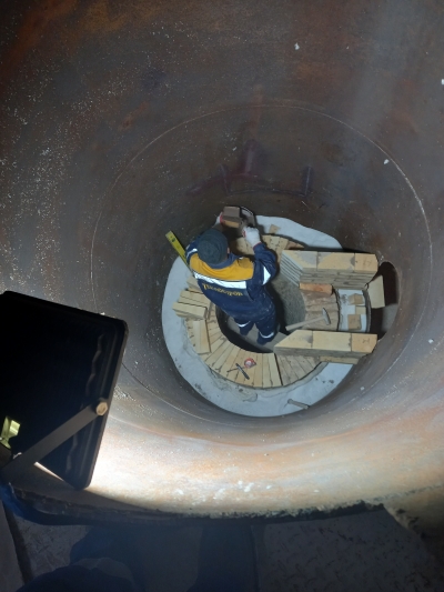 Футеровка печи по вспучиванию перлита для ТОО «Юнион Перлит» Фото 16