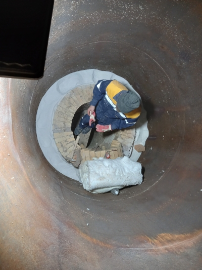 Футеровка печи по вспучиванию перлита для ТОО «Юнион Перлит» Фото 17