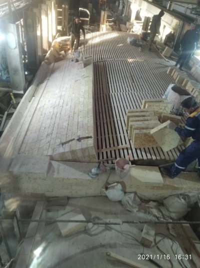 Капитальный ремонт стекловаренной печи ТОО «QAZAQ GLASS COMPANY» Фото 33