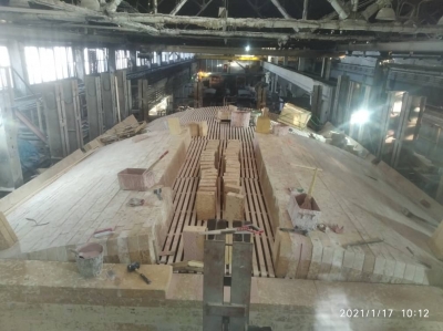 Капитальный ремонт стекловаренной печи ТОО «QAZAQ GLASS COMPANY» Фото 34