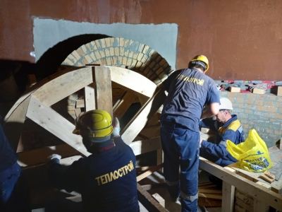 Футеровка кислотоупорным кирпичом г. Риддер 2021г Фото 02