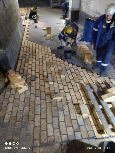 Футеровка кислотоупорным кирпичом г. Риддер 2021г Фото 05